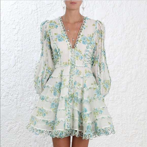 Zimmermann Dresses & Skirts - 💐Worn Once Zimmermann Whitewave Honeymooners Mini